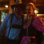 Irgendwer in Lederhosen und ich